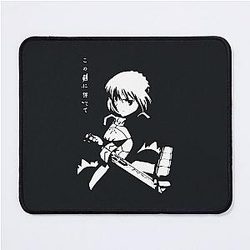 Saber Fate Stay Night Anime Fan Art Mouse Pad
