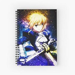 Saber Fate Stay Night Spiral Notebook