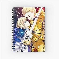 Saber Fate Stay Night Spiral Notebook