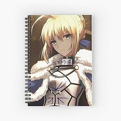 Saber Fate/Stay Night Fate Zero Spiral Notebook