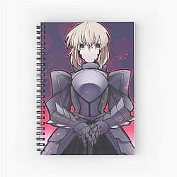 Saber Alter Fate Stay Night Spiral Notebook For Otaku