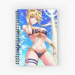 Saber Fate Stay Night Spiral Notebook