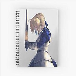 Saber Fate Stay Night Spiral Notebook