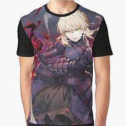 Saber Alter Fate Stay Night Heaven's Feel Graphic T-Shirt