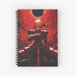 Saber Alter Fate Stay Night Crimson Warrior Notebook