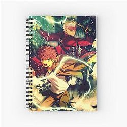 Shirou Emiya Fate Stay Night Spiral Notebook