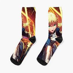 Fate Stay Night Anime Girl Battle Armor Socks