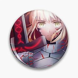 Saber Fate Stay Night Drawing for Fans Pin