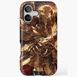 Gilgamesh Fate Stay Night Anime Golden Warrior Case for iPhone