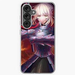 Saber Fate Stay Night Drawing for Samsung Galaxy Soft Case