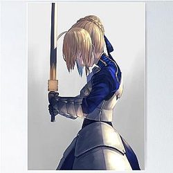Saber Fate  Stay Night Poster