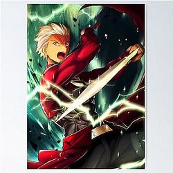 Archer Fate Stay Night Anime Crimson Poster