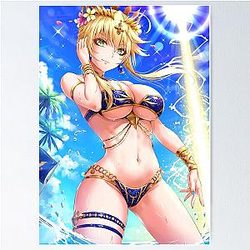 Fate Stay Night Drawing Poster