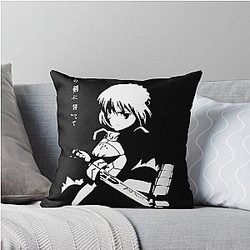 Fate Stay Night Saber Anime Throw Pillow