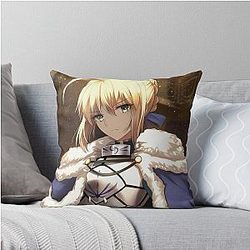 Saber Fate: Stay Night Fate Zero Throw Pillow