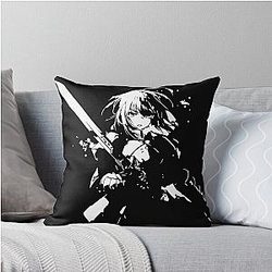 Saber Anime Fate stay night Throw Pillow
