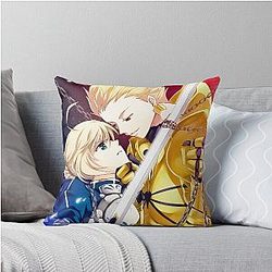 Saber Fate Stay Night Throw Pillow