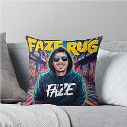 Faze Rug Graffiti Art Design Throw Pillow
