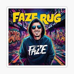 Faze Rug Graffiti Art Design Sticker