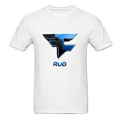 FaZe Rug Print T-shirt Men's XXXL White