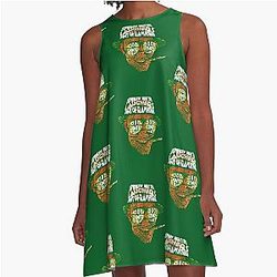 Bat Country Fear and Loathing in Las Vegas Hunter S Thompson Johnny Depp A-Line Dress.