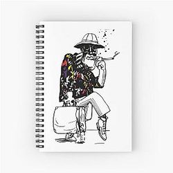 Why You Really Fear in Las Vegas Vintage Arts Spiral Notebook