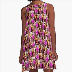 Fear and Loathing in Las Vegas A Line Dress