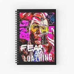Vintage Style Arts Fear Las Vegas Spiral Notebook