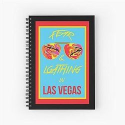 Mega Man Fear and Loathing in Las Vegas Interesting Facts Spiral Notebook