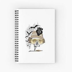 Hunter S Thompson Fear and Loathing in Las  Spiral Notebook