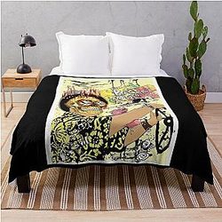 Why You Really Need Fear in Las Vegas Johnny Vintage Style Arts Throw Blanket
