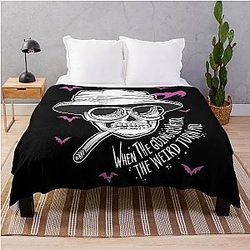 Vintage Style Arts Fear in Las Vegas Throw Blanket