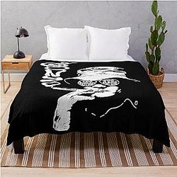 It's All About Fear in Las Vegas Hunter Thompson Throw Blanket