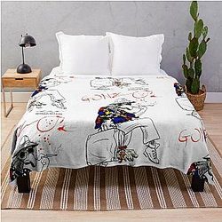 Gonzo Fear and Loathing in Las Vegas parody Throw Blanket