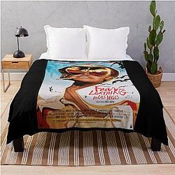 Mega Man Fear Las Vegas Vintage Style Arts Throw Blanket