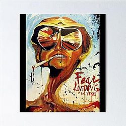 Fear and Loathing in Las Vegas Sticker Poster