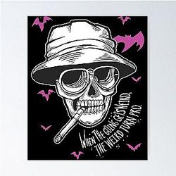 Vintage Style Arts - Fear Loathing In Las Vegas Interesting Facts Poster