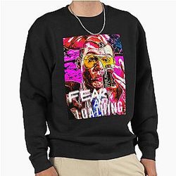 Vintage Style Arts Sweatshirt Pullover Fear And Loathing In Las Vegas
