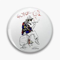 Gonzo Fear and Loathing in Las Vegas parody Pin