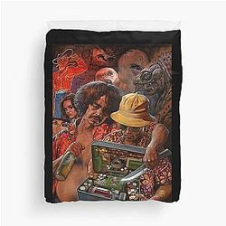 Vintage Style Arts Fear in Las Vegas Try Again Duvet Cover
