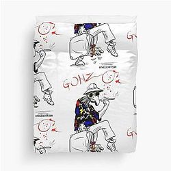 Gonzo Fear And Loathing in Las Vegas parody Duvet Cover