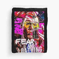 Vintage Style Arts and Loathing in Las Vegas Duvet Cover