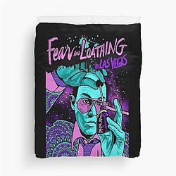 Mega Man Fear And Loathing In Las Vegas Little Known Ways Duvet Cover