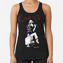 Gonzo Fear and Loathing in Las Vegas parody Racerback Tank Top