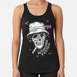 Vintage Style Arts Fear Loathing In Las Vegas Racerback Tank Top