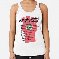 Why You Really Need Fear and Loathing in Las Vegas Vintage Style Art Racerback Tank Top