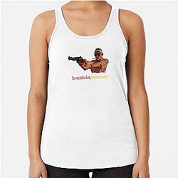 Fear and Loathing in Las Vegas Too Weird to Live Too Rare to Die! Racerback Tank