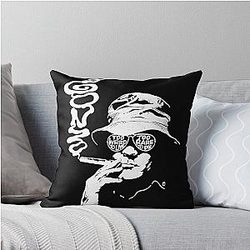 It's All About Fear Loathing in Las Vegas Hunter Thompson Throw Pillow