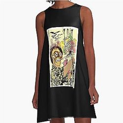 Why You Really Need Fear in Las Vegas Johnny Vintage Style A-Line Dress