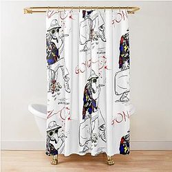 Gonzo: Fear and Loathing in Las Vegas parody Shower Curtain